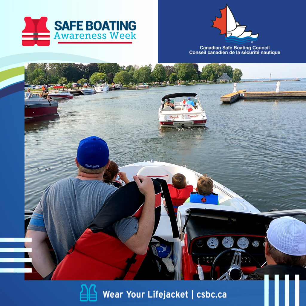 Semaine de sensibilisation à la sécurité nautique du 17 au 23 mai 2025