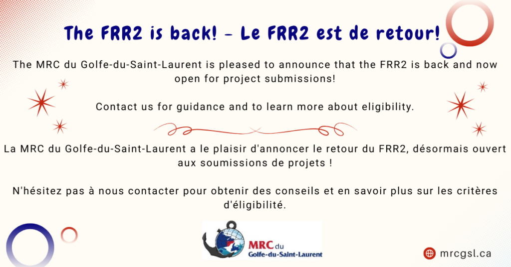 Le FRR2 est de retour!
